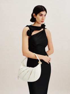 Alternative view of Jana Hollow Out Shoulder Bag - White