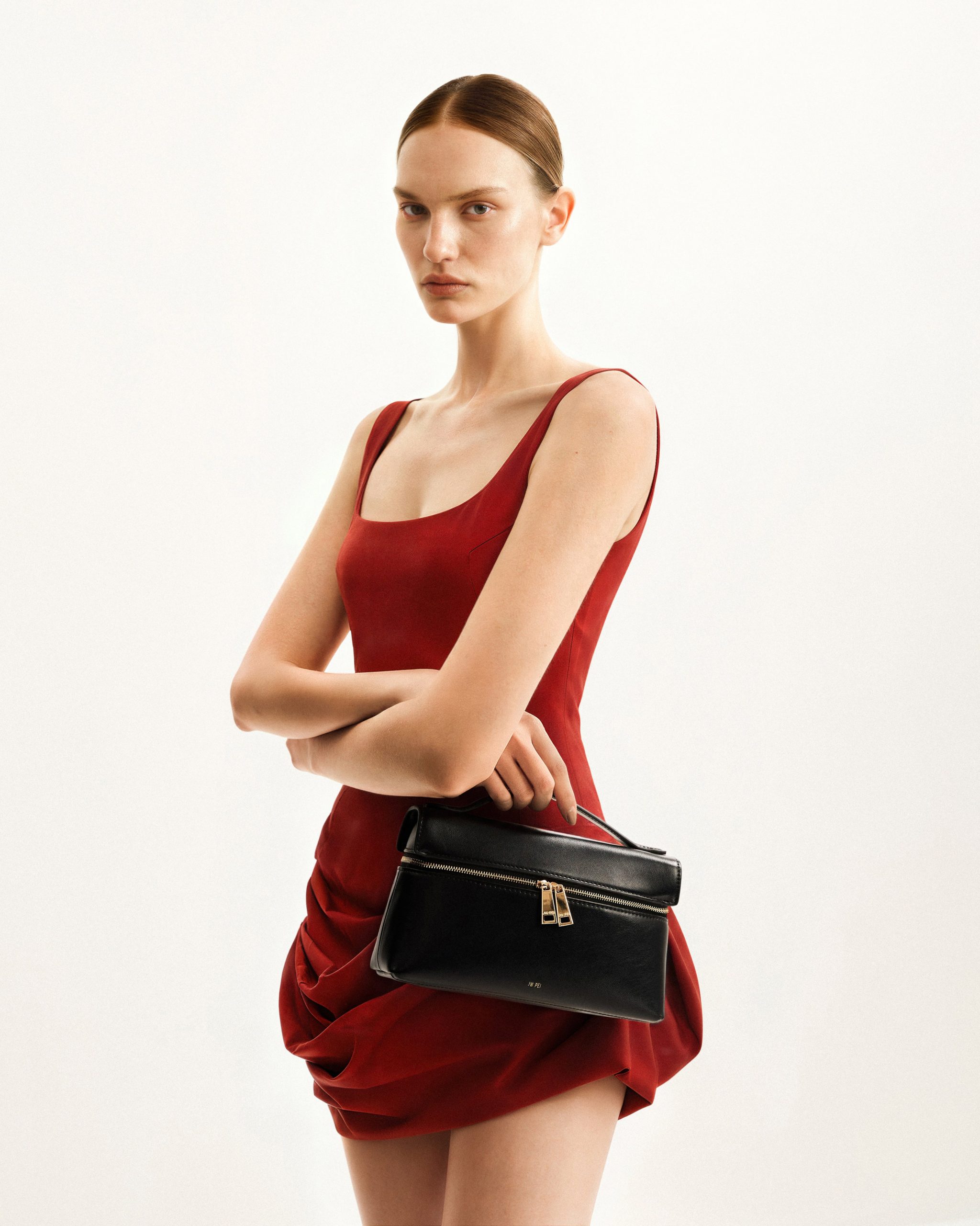 Thea Top Handle Bag - Black - Image 2
