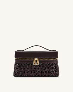 Thea Top Handle Bag -  Deep Claret