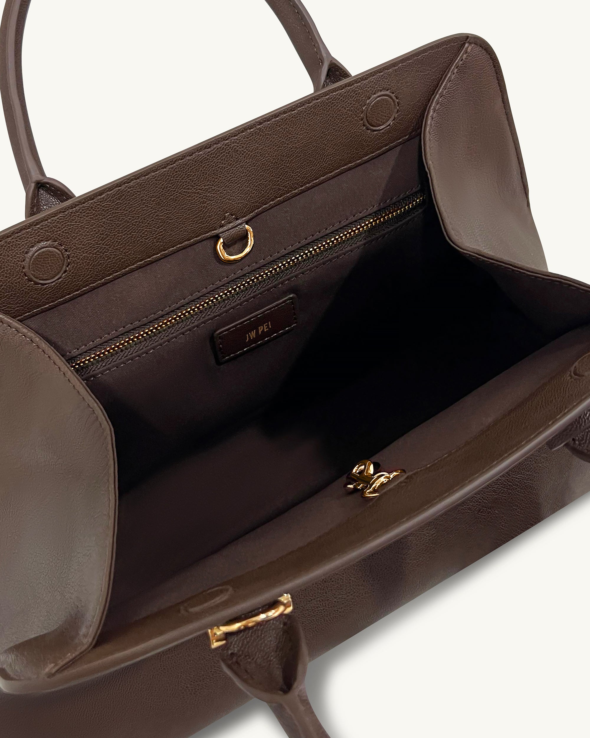 Lara Tote Bag - Dark Brown - Image 4
