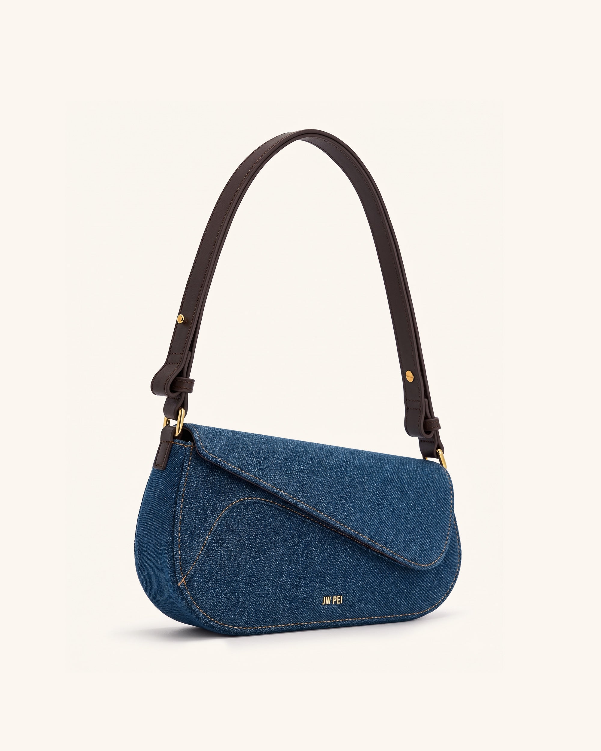 Addisyn Shoulder Bag - Blue Denim - Image 2