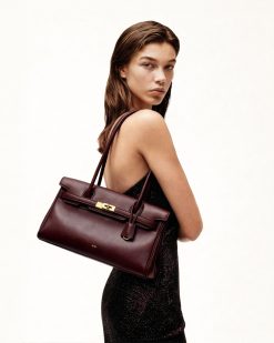 Alternative view of Yara Shoulder Bag - Deep Burgundy