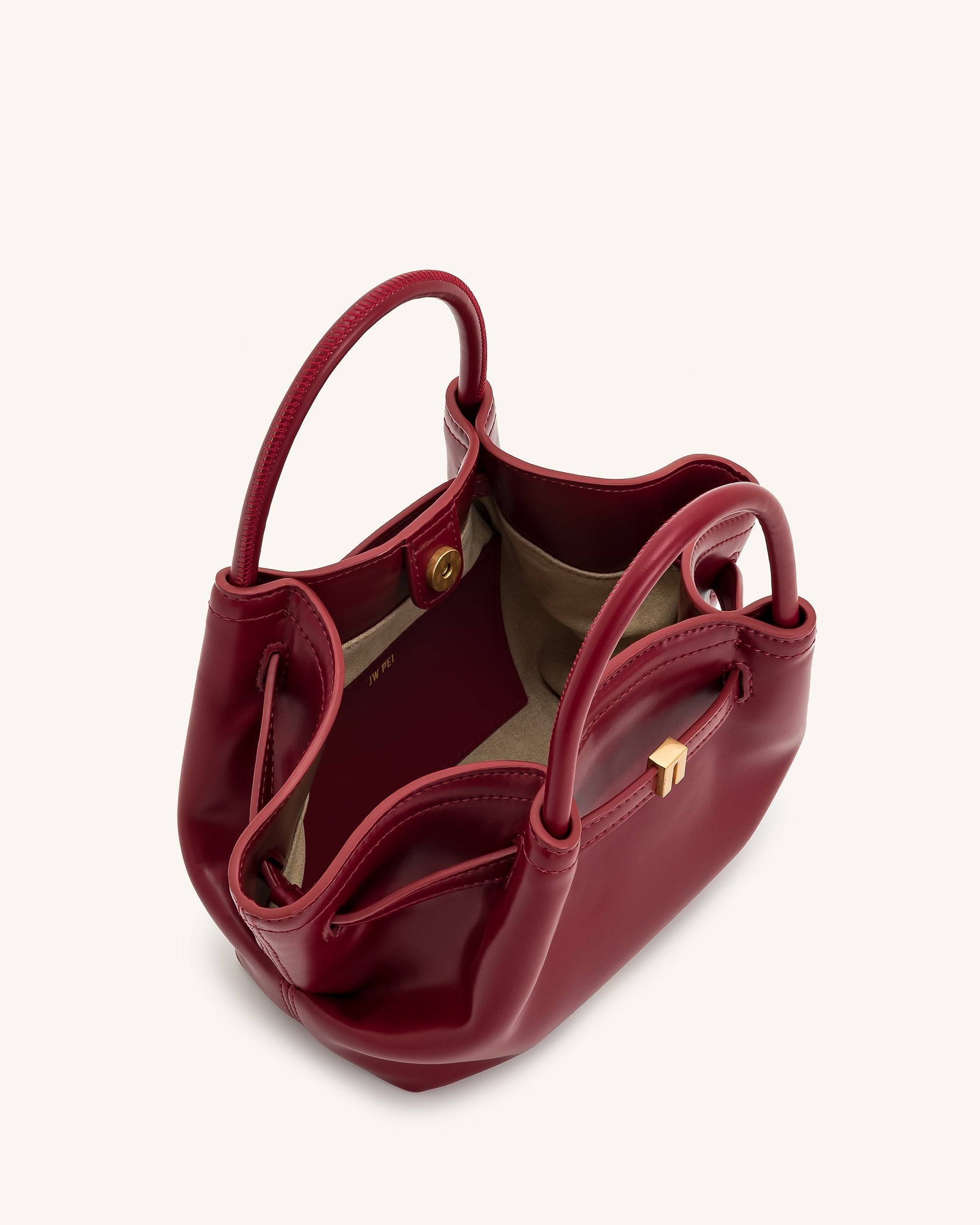 Hana Mini Tote Bag - Claret - Image 5