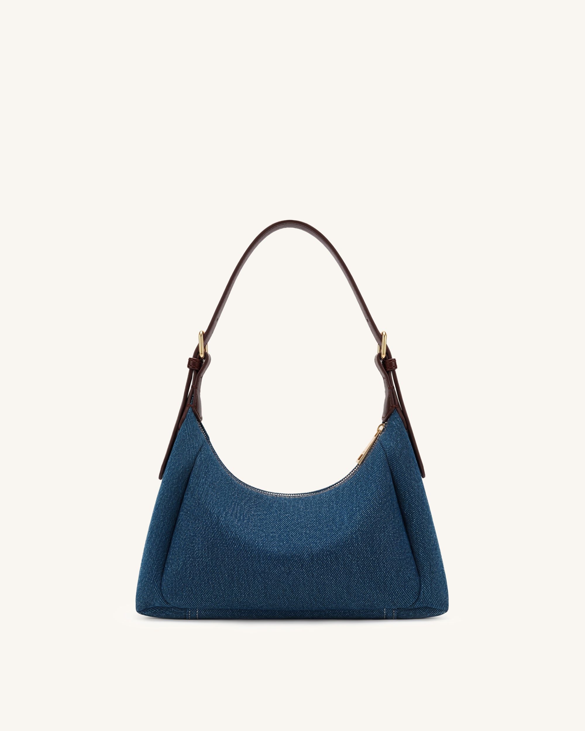 Velora Denim Shoulder Bag - Blue Denim - Image 4