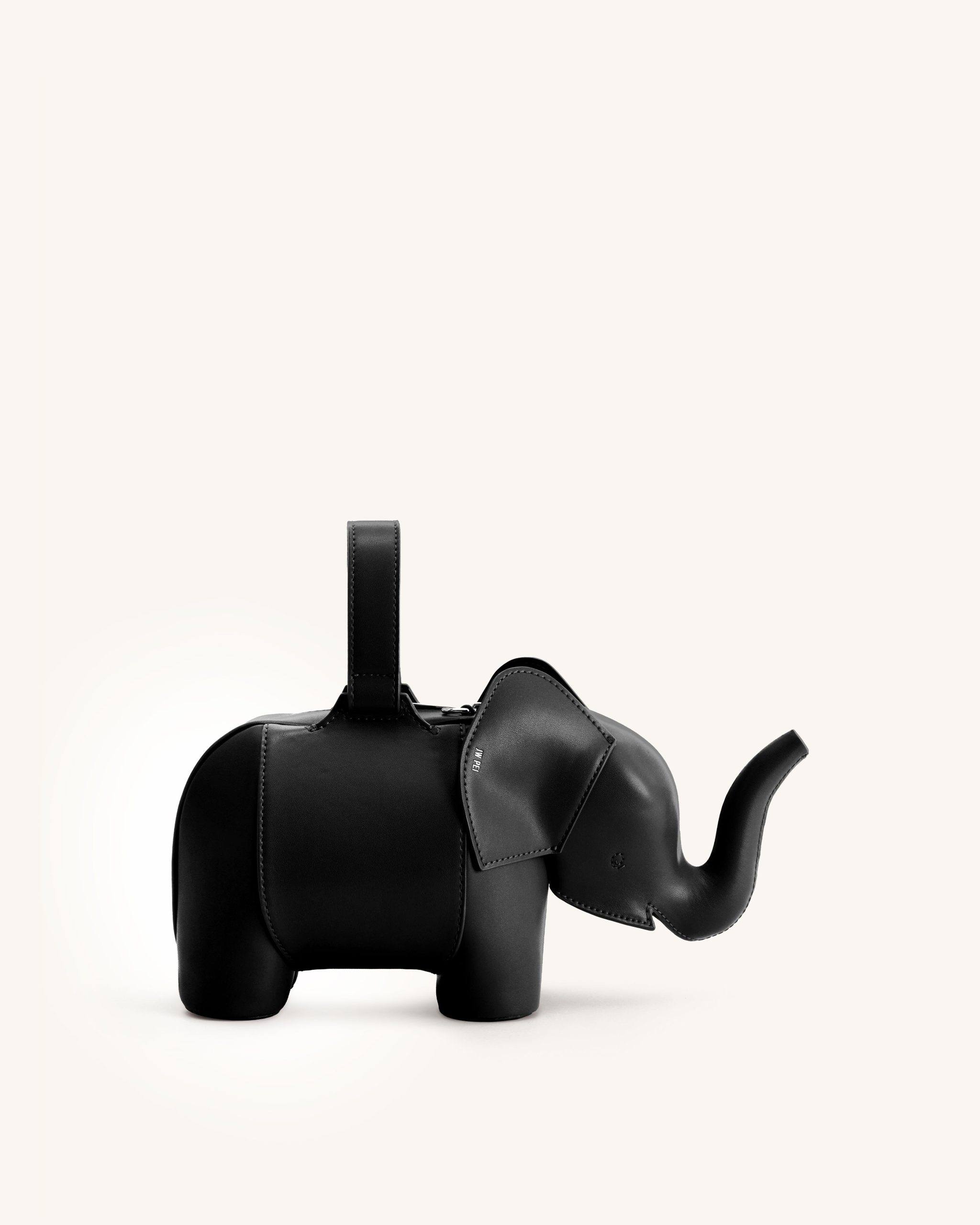 Claire Elephant Shaped Handbag - Black